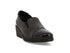 Melluso Comfort Loafers in Brown Leather and Patent Leather with Wedge Heel